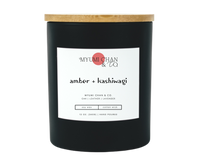 Amber + Kashiwagi soy candle by Myumi Chan & Co.