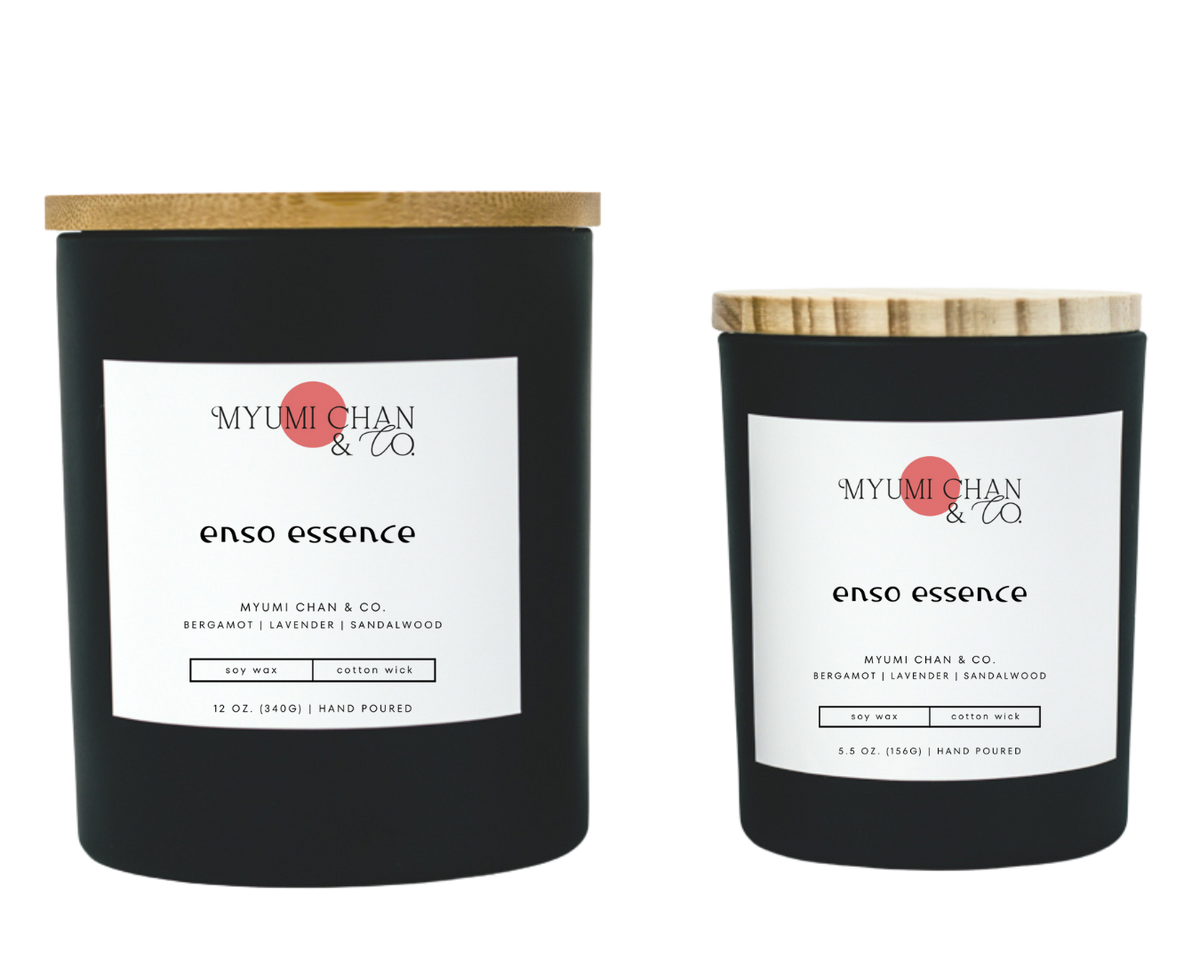 Enso Essence calming scented soy candle