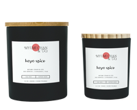 Koyo Spice hand-poured 100% soy wax candle