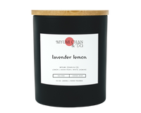 Lavender Lemon soy candle by Myumi Chan & Co.