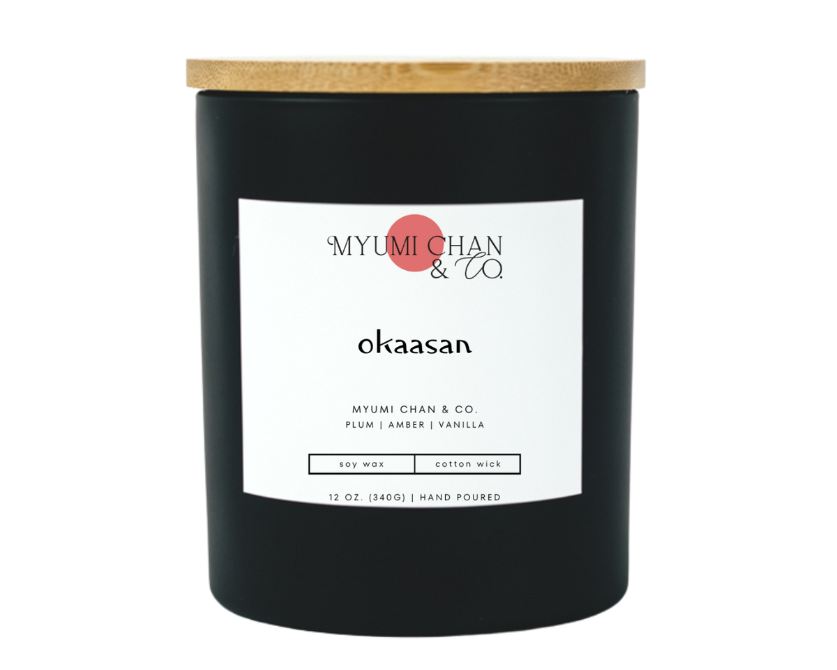 Okaasan soy candle by Myumi Chan & Co.