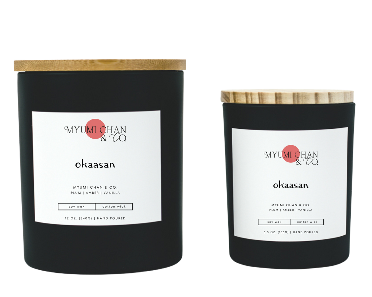 Okaasan hand-poured 100% soy wax candle