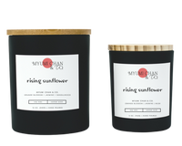 Rising Sunflower hand-poured 100% soy wax candle