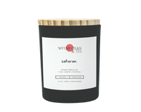 Safuran fruity floral scented soy candle