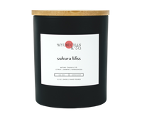 Sakura Bliss soy candle with citrus, jasmine and sandalwood notes