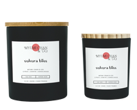 Sakura Bliss cherry blossom inspired scented soy candle